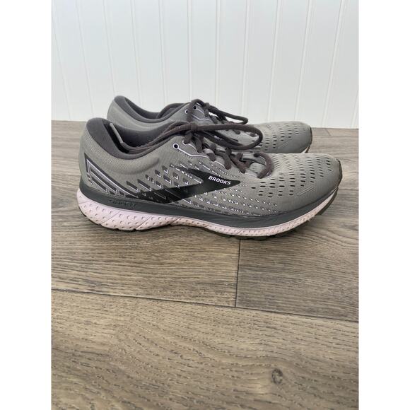 Brooks Ghost 13 Women’s Size 8.5 M 1203381B084 Gray/Pearl/Purple Running Shoe - Picture 4 of 7